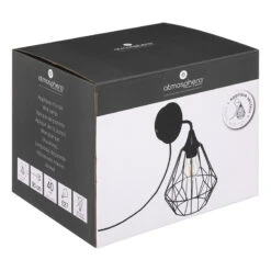 Applique En Métal Noir Flave Atmosphera -Marché Meubles Magasin applique en metal noir flave atmosphera 2