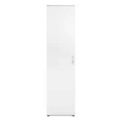 Armoire 1 Porte 6 Niveaux Blanc -Marché Meubles Magasin armoire 1 porte 6 niveaux andy blanc 3