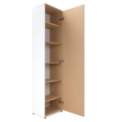 Armoire 1 Porte 6 Niveaux Blanc -Marché Meubles Magasin armoire 1 porte 6 niveaux andy blanc 5