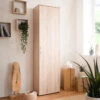 Armoire 1 Porte 6 Niveaux Naturel -Marché Meubles Magasin armoire 1 porte 6 niveaux andy naturel
