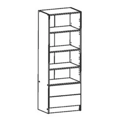 Demeyere Armoire Lingère 2 Portes 2 Tiroirs Laud -Marché Meubles Magasin armoire lingere 2 portes 2 tiroirs laud 2