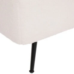 Banc Coffre Bouclette Blanc Aurora Atmosphera -Marché Meubles Magasin banc coffre bouclette blanc aurora atmosphera 1 3