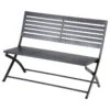 Banc Pliant Olbia Noir Graphite Hespéride 1 Banc Pliant Olbia Noir Graphite Hespéride -Marché Meubles Magasin banc pliant olbia noir graphite hesperide