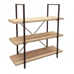 Bibliothèque 3 étagères Chicago -Marché Meubles Magasin bibliotheque 3 etageres chicago 2