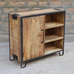 Buffet 1 Porte 3 Niches Manguier -Marché Meubles Magasin buffet 1 porte 4 niches manguier 2