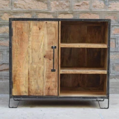 Buffet 1 Porte 3 Niches Manguier -Marché Meubles Magasin buffet 1 porte 4 niches manguier 6