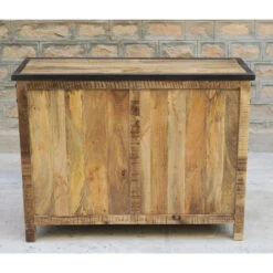 Buffet 1 Porte 4 Tiroirs Bois De Manguier Et Métal 11 Buffet 1 Porte 4 Tiroirs Bois De Manguier Et Métal -Marché Meubles Magasin buffet 1 porte 4 tiroirs bois de manguier et metal 4