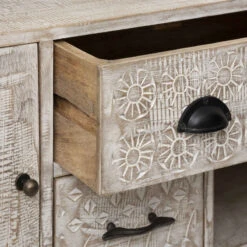 Buffet En Bois De Manguier Ajay Atmosphera -Marché Meubles Magasin buffet en bois de manguier ajay atmosphera 3