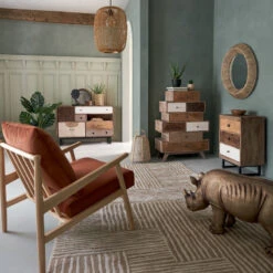 Buffet En Bois De Manguier Koval Nuances Unies Atmosphera -Marché Meubles Magasin buffet en bois manguier koval nuances unies atmosphera 7