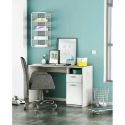 Demeyere Bureau Détroit Béton 1 Porte + 1 Niche + 1 Tiroir 12 Demeyere Bureau Détroit Béton 1 Porte + 1 Niche + 1 Tiroir -Marché Meubles Magasin bureau detroit blanc beton 1 porte 1 niche 1 tiroir 4