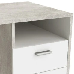 Demeyere Bureau Détroit Béton 1 Porte + 1 Niche + 1 Tiroir 13 Demeyere Bureau Détroit Béton 1 Porte + 1 Niche + 1 Tiroir -Marché Meubles Magasin bureau detroit blanc beton 1 porte 1 niche 1 tiroir 5