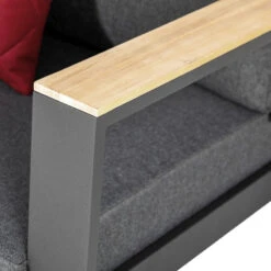 Canapé 3 Places Emperia Graphite Hespéride -Marché Meubles Magasin canape 3 places emperia graphite hesperide 3