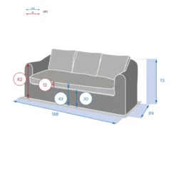 Canapé 3 Places Moorea Savana Hespéride 7 Canapé 3 Places Moorea Savana Hespéride -Marché Meubles Magasin canape 3 places moorea savana hesperide 2