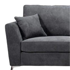 Canapé Bonita Fixe Gris 2 Places -Marché Meubles Magasin canape bonita fixe gris 2 places 1 2