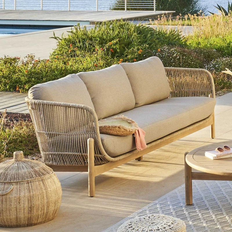 Canapé Extérieur 3 Places Deona Acacia Hespéride 3 Canapé Extérieur 3 Places Deona Acacia Hespéride