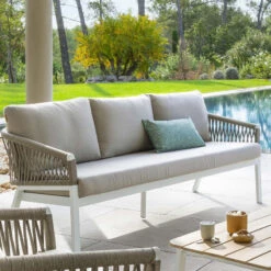 Marché Meubles Magasin -Marché Meubles Magasin canape exterieur 3 places oriengo taupe hesperide 1