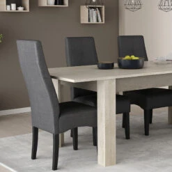 Demeyere Chaise Elite Tissu Gris Foncé 12 Demeyere Chaise Elite Tissu Gris Foncé -Marché Meubles Magasin chaise elite gris fonce 4