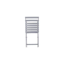 Chaise Métal Pliante Greensboro Gris Quartz Hespéride -Marché Meubles Magasin chaise exterieur greensboro hesperide gris quartz 2