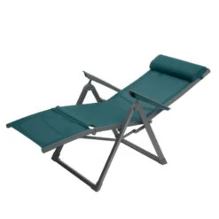 Chaise Longue Decima Hespéride Bleu Canard/graphite -Marché Meubles Magasin chaise longue decima hesperide bleu canard 1 3