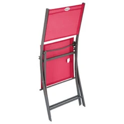 Chaise Pliante Modula Grenade/graphite Hespéride 6 Chaise Pliante Modula Grenade/graphite Hespéride -Marché Meubles Magasin chaise pliante modula grenade graphite hesperide 1