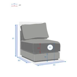 Chauffeuse 1 Place Pour Salon Allure Blanc Hespéride -Marché Meubles Magasin chauffeuse 1 place pour salon allure blanc hesperide 3