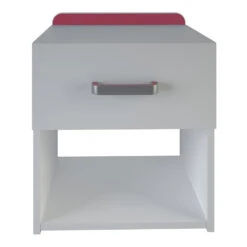 Demeyere Chevet 1 Tiroir Reverso Rose Ou Bleu -Marché Meubles Magasin chevet 1 tiroir reverso rose ou bleu 5