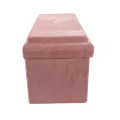 Coffre Banc Pliable Rose Compatible Briques -Marché Meubles Magasin coffre banc pliable rose compatible briques 6