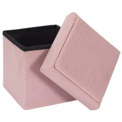 Coffre Pouf Pliable Rose Compatible Briques 16 Coffre Pouf Pliable Rose Compatible Briques -Marché Meubles Magasin coffre pouf pliable rose compatible briques 1 6