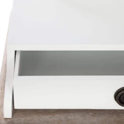 Coiffeuse Blanche 3 Tiroirs Chrysa Atmosphera -Marché Meubles Magasin coiffeuse blanche 3 tiroirs chrysa atmosphera 3