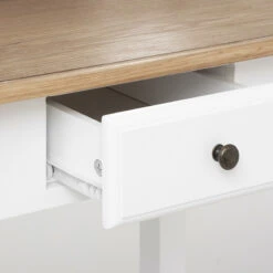 Coiffeuse Blanche 3 Tiroirs Solen Atmosphera -Marché Meubles Magasin coiffeuse blanche 3 tiroirs solen atmosphera 5