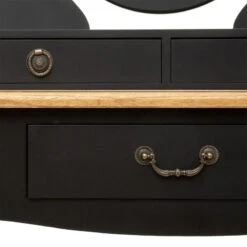 Coiffeuse Noire 3 Tiroirs Chrysa Atmosphera 11 Coiffeuse Noire 3 Tiroirs Chrysa Atmosphera -Marché Meubles Magasin coiffeuse noire 3 tiroirs chrysa atmosphera 4