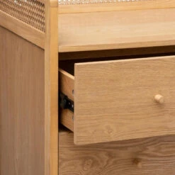 Commode 3 Tiroirs Cannage Arty Atmosphera -Marché Meubles Magasin commode 3 tiroirs cannage arty atmosphera 5