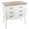 Commode 3 Tiroirs Nat Chrysa Atmosphera -Marché Meubles Magasin commode 3 tiroirs nat chrysa atmosphera
