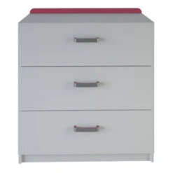 Demeyere Commode 3 Tiroirs Reverso Rose Ou Bleu -Marché Meubles Magasin commode 3 tiroirs reverso rose ou bleu 3