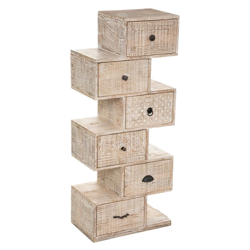 Commode Ajay 6 Tiroirs Bois Massif Atmosphera 3 Commode Ajay 6 Tiroirs Bois Massif Atmosphera