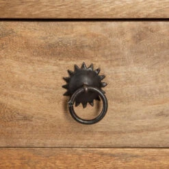 Console 2 Tiroirs Ajmal Bois Massif Manguier Atmosphera -Marché Meubles Magasin console 2 tiroirs ajmal bois massif manguier atmosphera 2