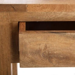 Console 2 Tiroirs Ajmal Bois Massif Manguier Atmosphera -Marché Meubles Magasin console 2 tiroirs ajmal bois massif manguier atmosphera 3