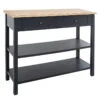 Console Damian Bois Gris Foncé Atmosphera -Marché Meubles Magasin console damian bois atmosphera