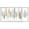 Déco Murale 135 Cm Plumes Métal Atmosphera -Marché Meubles Magasin deco murale 134 cm plumes metal atmosphera