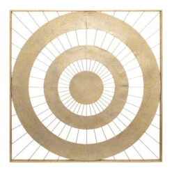 Déco Murale Métal Louise 90x90cm Atmosphera