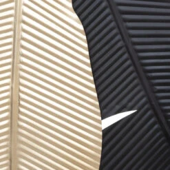 Déco Murale Métal Plumes Noir Et Doré Atmosphera -Marché Meubles Magasin deco murale metal plumes noir et dore atmosphera 1