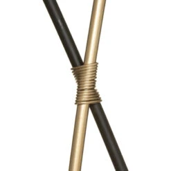 Déco Murale Métal Plumes Noir Et Doré Atmosphera -Marché Meubles Magasin deco murale metal plumes noir et dore atmosphera 2