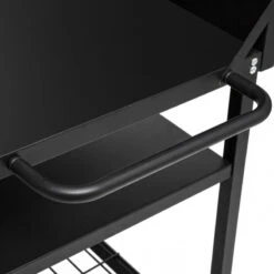 Desserte De Plancha Extérieure Noire Neka -Marché Meubles Magasin desserte de plancha exterieure noire neka 5