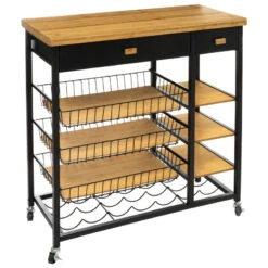 Desserte En Bambou Et Métal Nera 5five