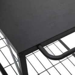 Desserte Extérieure Pour Plancha Noir Neka -Marché Meubles Magasin desserte exterieure pour plancha noir neka 4
