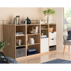 Dressing Module L40 3 étagères Orso -Marché Meubles Magasin dressing module l40 3 etageres orso 2