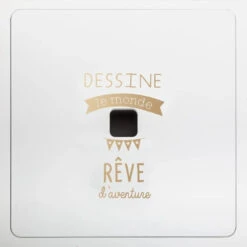 Ensemble Table + 2 Tabourets Enfant Blanc Doré Dream Atmosphera 13 Ensemble Table + 2 Tabourets Enfant Blanc Doré Dream Atmosphera -Marché Meubles Magasin ensemble table 2 tabourets enfant blanc dore dream atmosphera 4