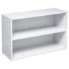 Etagère 2 Niveaux 57x30 Blanc Fixup 5Five -Marché Meubles Magasin etagere 2 niveaux 57x30 blanc fixup 5five