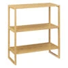 Etagère 2 Niveaux Bambou 70x33,5 Lab'n Modul 5Five -Marché Meubles Magasin etagere 2 niveaux bambou 70x335 lab n modul 5five