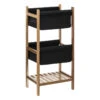 Etagère Acacia 3 Niveaux Blackacia 5Five -Marché Meubles Magasin etagere acacia 3 niveaux blackacia 5five